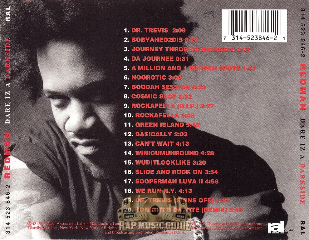 Redman Dare Iz A Darkside CD Rap Music Guide